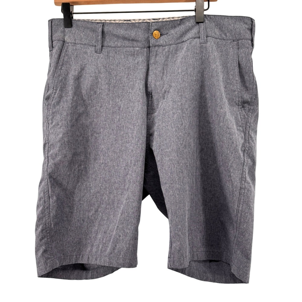 Trunks Surf‎ & Swim Mens Multi-Functional Hybrid Shorts Blue Gray Size 33